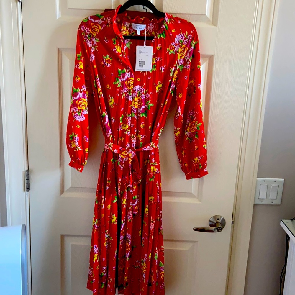 Gorgeous NWT pleated maxi